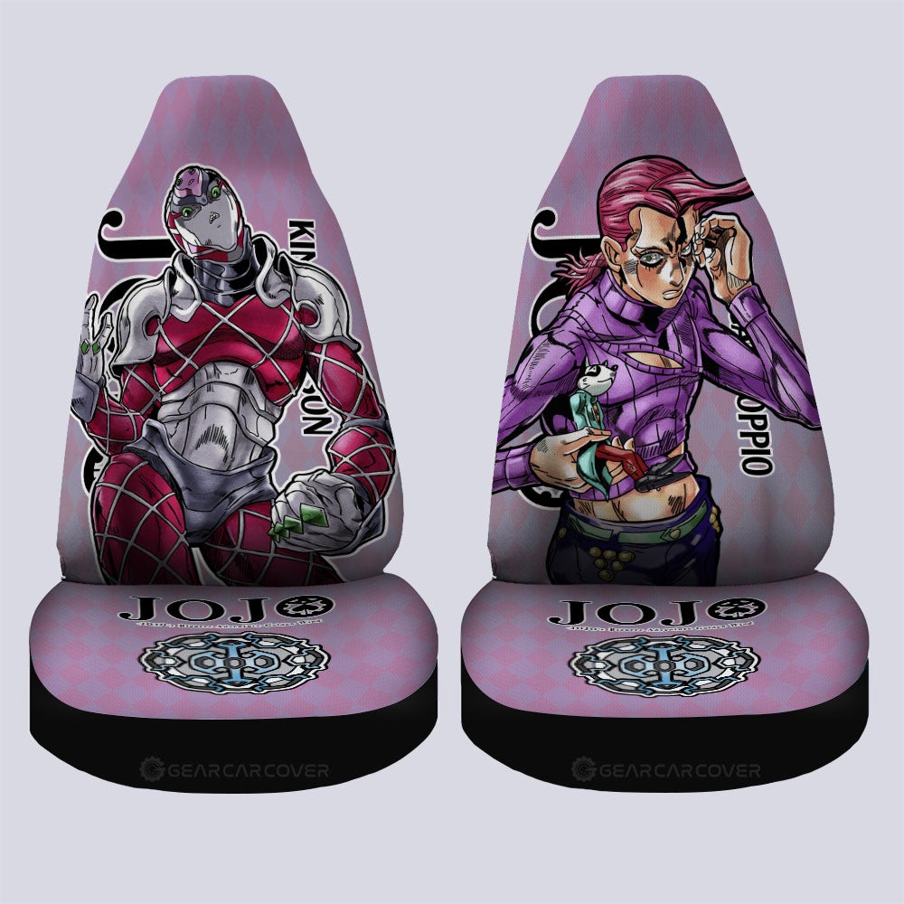 Vinegar Doppio Car Seat Covers Custom -Bizarre-Adventure - Gearcarcover - 4