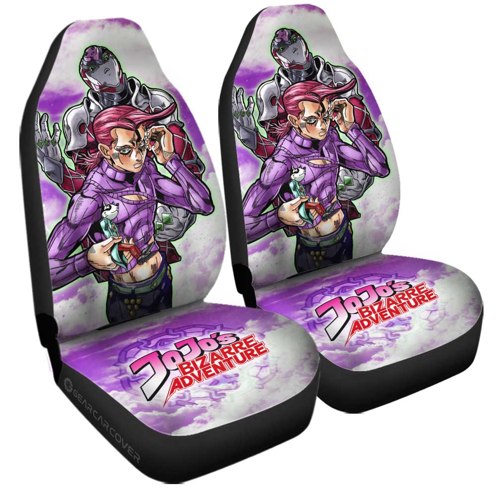 Vinegar Doppio Car Seat Covers Custom Bizarre Adventures - Gearcarcover - 3