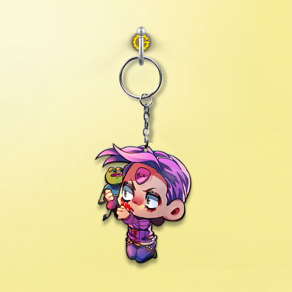 Vinegar Doppio Keychain Custom Bizarre Adventure Car Accessories - Gearcarcover - 2