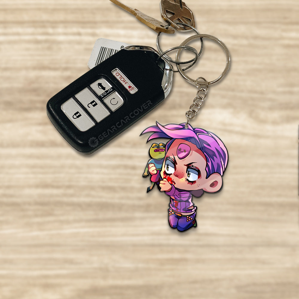 Vinegar Doppio Keychain Custom Bizarre Adventure Car Accessories - Gearcarcover - 1