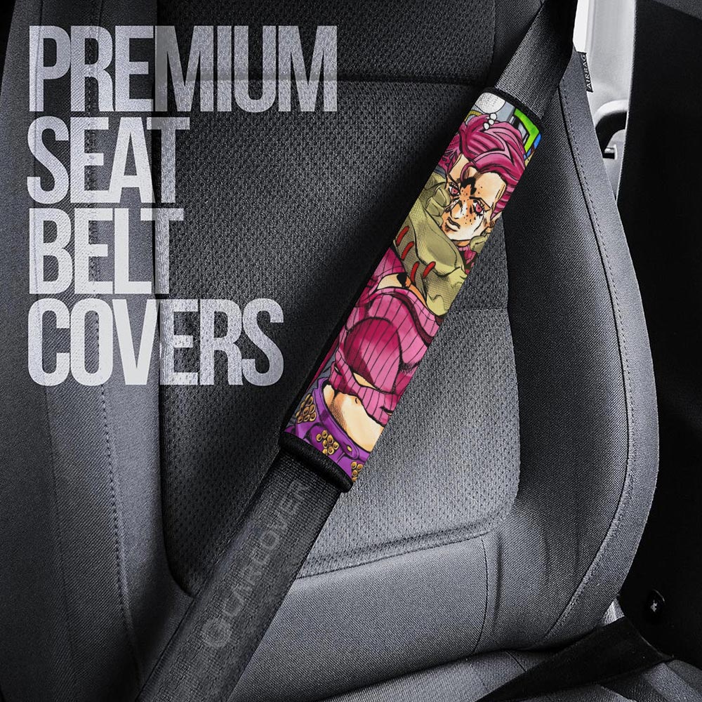 Vinegar Doppio Seat Belt Covers Custom Bizarre Adventure Car Accessories - Gearcarcover - 2