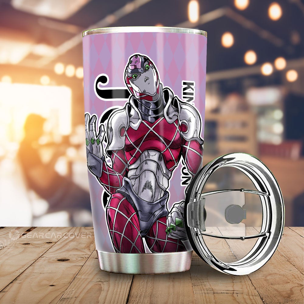 Vinegar Doppio Tumbler Cup Custom -Bizarre-Adventure - Gearcarcover - 2