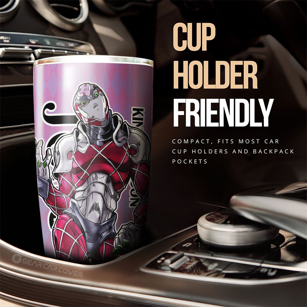 Vinegar Doppio Tumbler Cup Custom -Bizarre-Adventure - Gearcarcover - 3