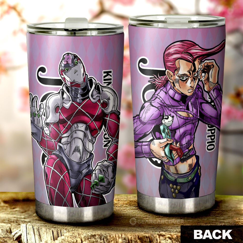 Vinegar Doppio Tumbler Cup Custom -Bizarre-Adventure - Gearcarcover - 1