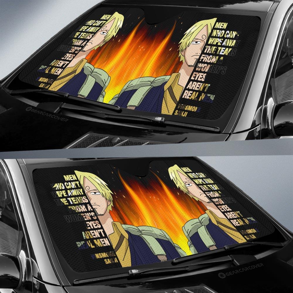 Vinsmoke Sanji Car Sunshade Custom One Piece Anime Car Accessoriess - Gearcarcover - 2