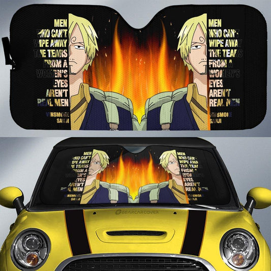 Vinsmoke Sanji Car Sunshade Custom One Piece Anime Car Accessoriess - Gearcarcover - 1
