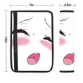 Waifu Face Seat Belt Covers Custom Ahegao Car Accessories - Gearcarcover - 1