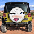 Waifu Face Spare Tire Covers Custom Ahegao Style Car Accessories - Gearcarcover - 3