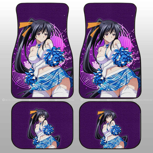 Waifu Girl Akeno Car Floor Mats Custom High School DxD - Gearcarcover - 2