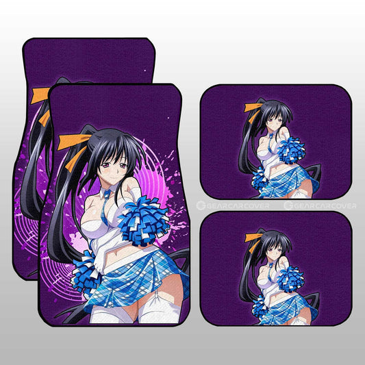 Waifu Girl Akeno Car Floor Mats Custom High School DxD - Gearcarcover - 1