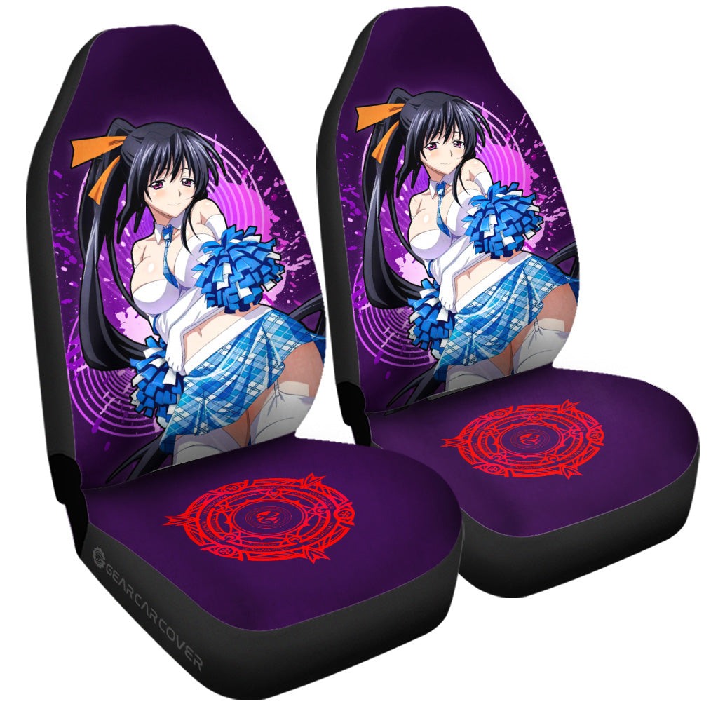 Waifu Girl Akeno Car Seat Covers Custom High School DxD - Gearcarcover - 3