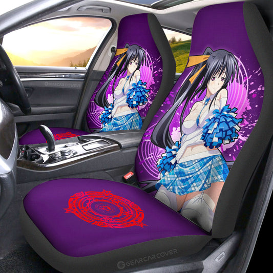 Waifu Girl Akeno Car Seat Covers Custom High School DxD - Gearcarcover - 2