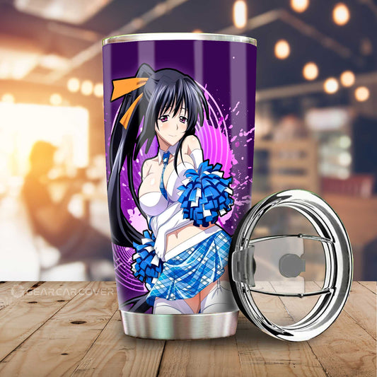 Waifu Girl Akeno Tumbler Cup Custom High School DxD - Gearcarcover - 1