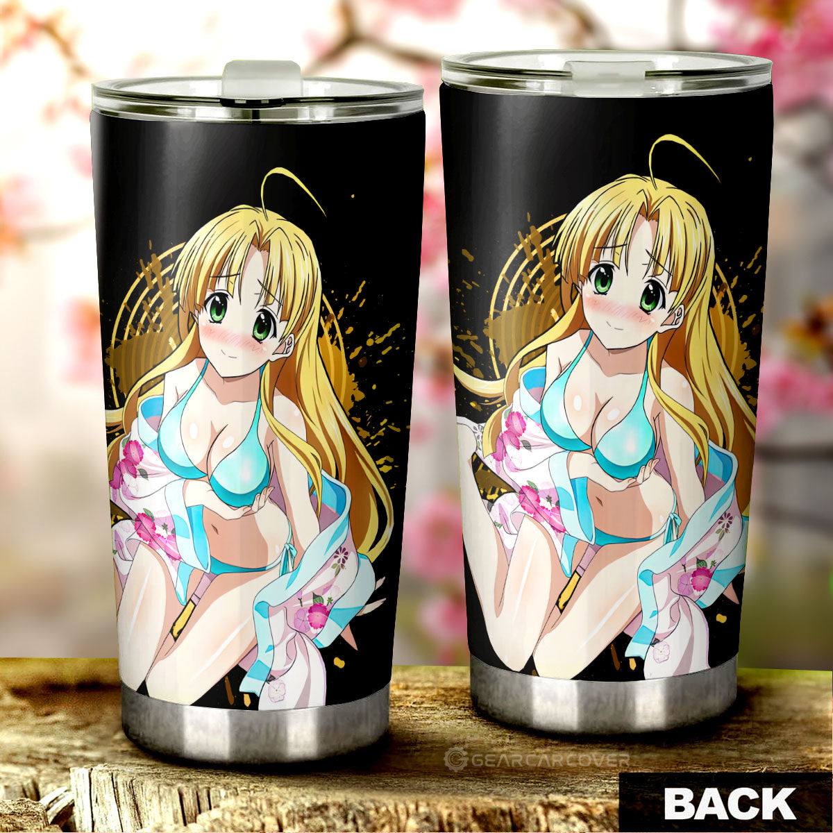 Waifu Girl Asia Argento Tumbler Cup Custom High School DxDs - Gearcarcover - 3
