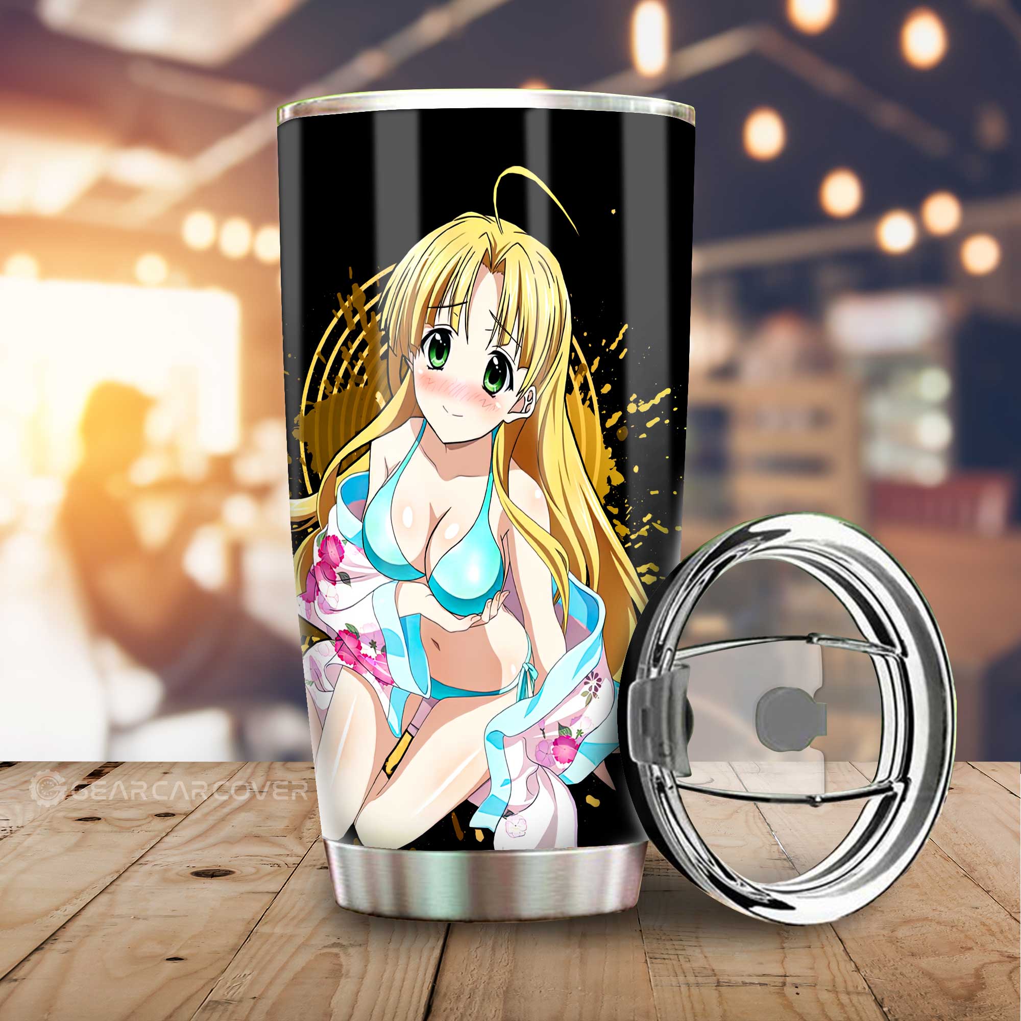 Waifu Girl Asia Argento Tumbler Cup Custom High School DxDs - Gearcarcover - 1