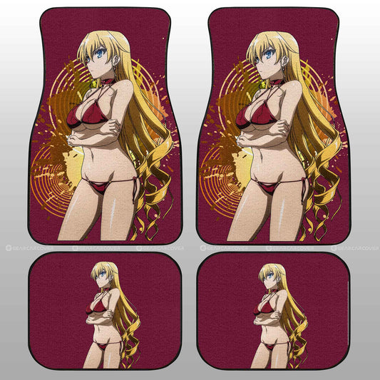 Waifu Girl Claire Harvey Car Floor Mats Custom Hundred Car Accessories - Gearcarcover - 2
