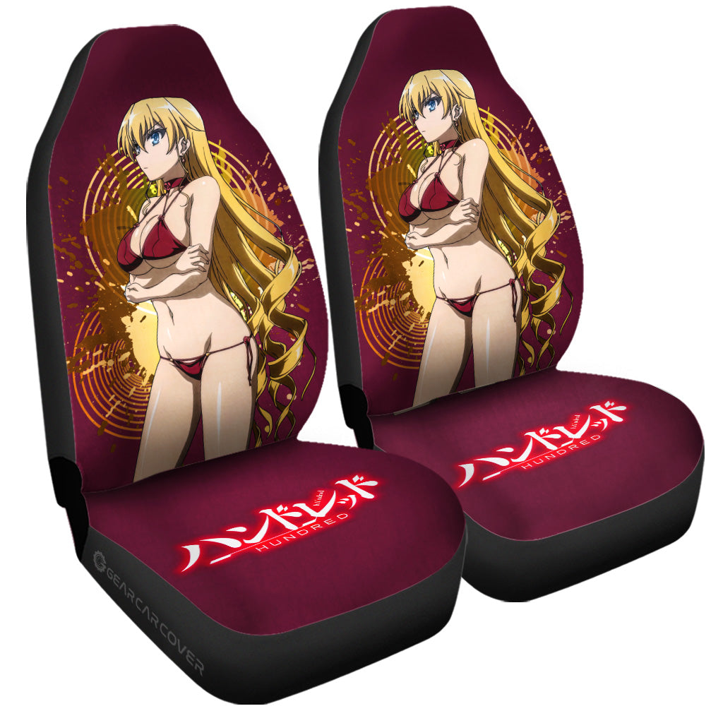 Waifu Girl Claire Harvey Car Seat Covers Custom Hundred Car Accessories - Gearcarcover - 3