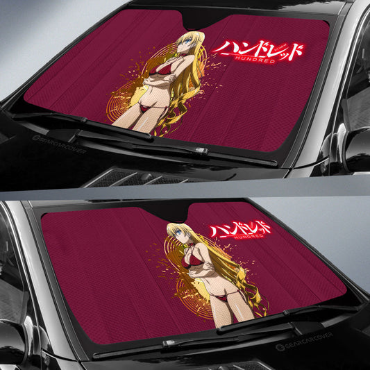 Waifu Girl Claire Harvey Car Sunshade Custom Hundred Car Accessories - Gearcarcover - 2