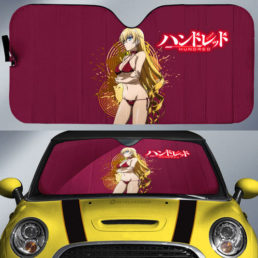 Waifu Girl Claire Harvey Car Sunshade Custom Hundred Car Accessories - Gearcarcover - 1