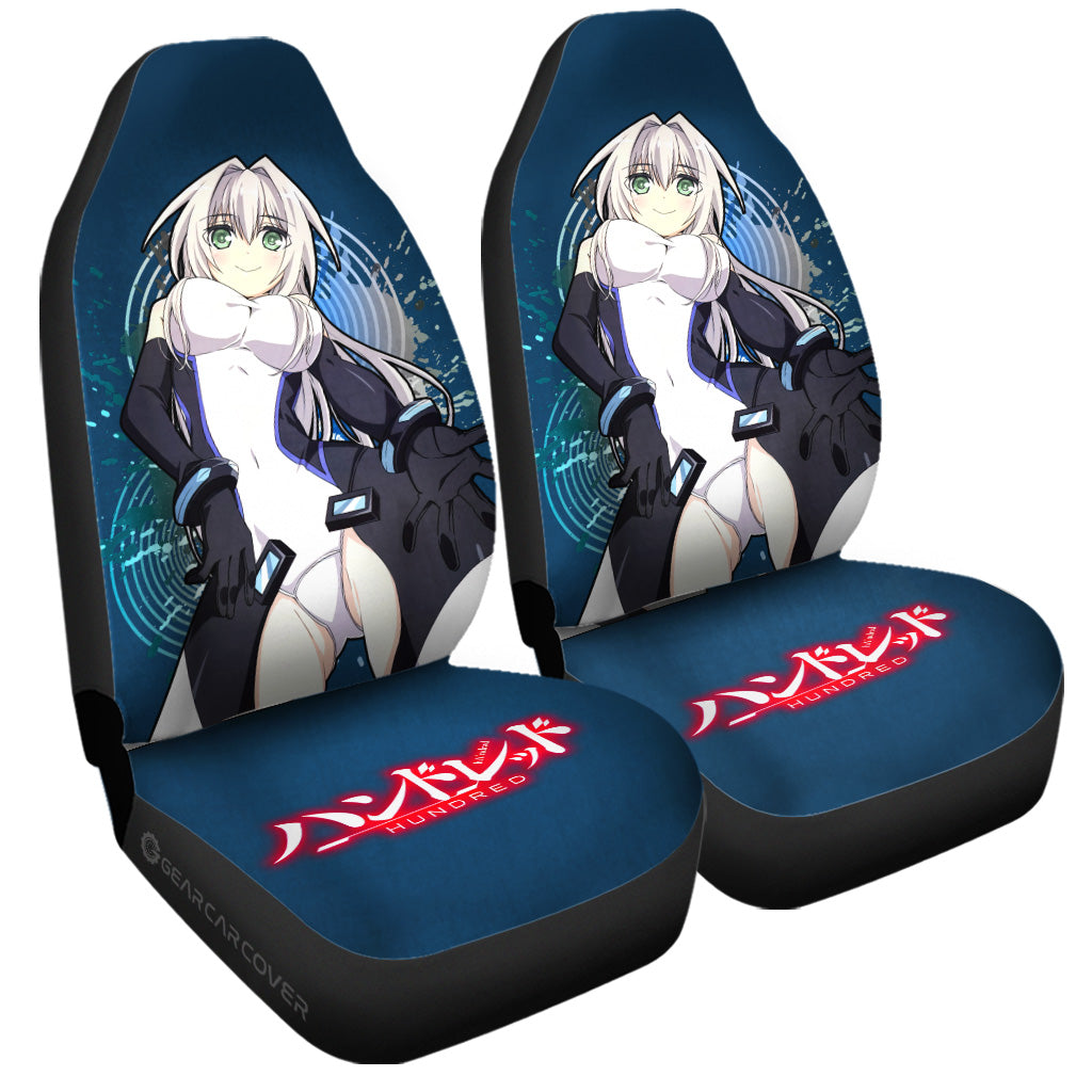 Waifu Girl Emilia Gudenburg Car Seat Covers Custom Hundred Car Accessories - Gearcarcover - 3