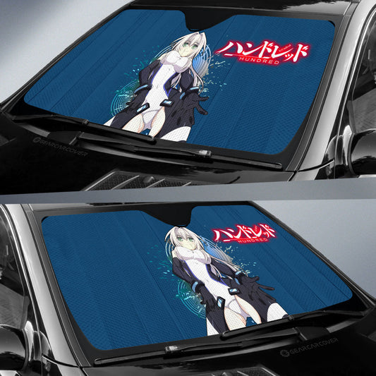 Waifu Girl Emilia Gudenburg Car Sunshade Custom Hundred Car Accessories - Gearcarcover - 2