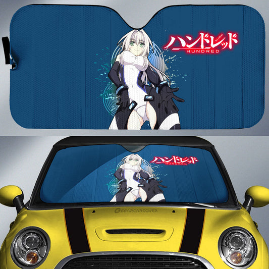 Waifu Girl Emilia Gudenburg Car Sunshade Custom Hundred Car Accessories - Gearcarcover - 1