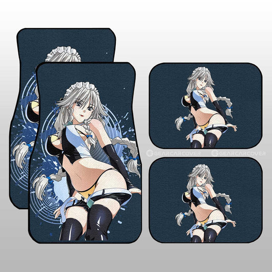 Waifu Girl Grayfia Lucifuge Car Floor Mats Custom High School DxDs - Gearcarcover - 1