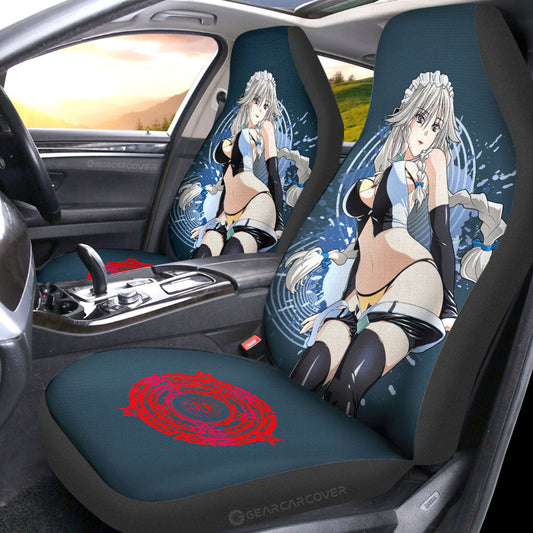 Waifu Girl Grayfia Lucifuge Car Seat Covers Custom High School DxDs - Gearcarcover - 2