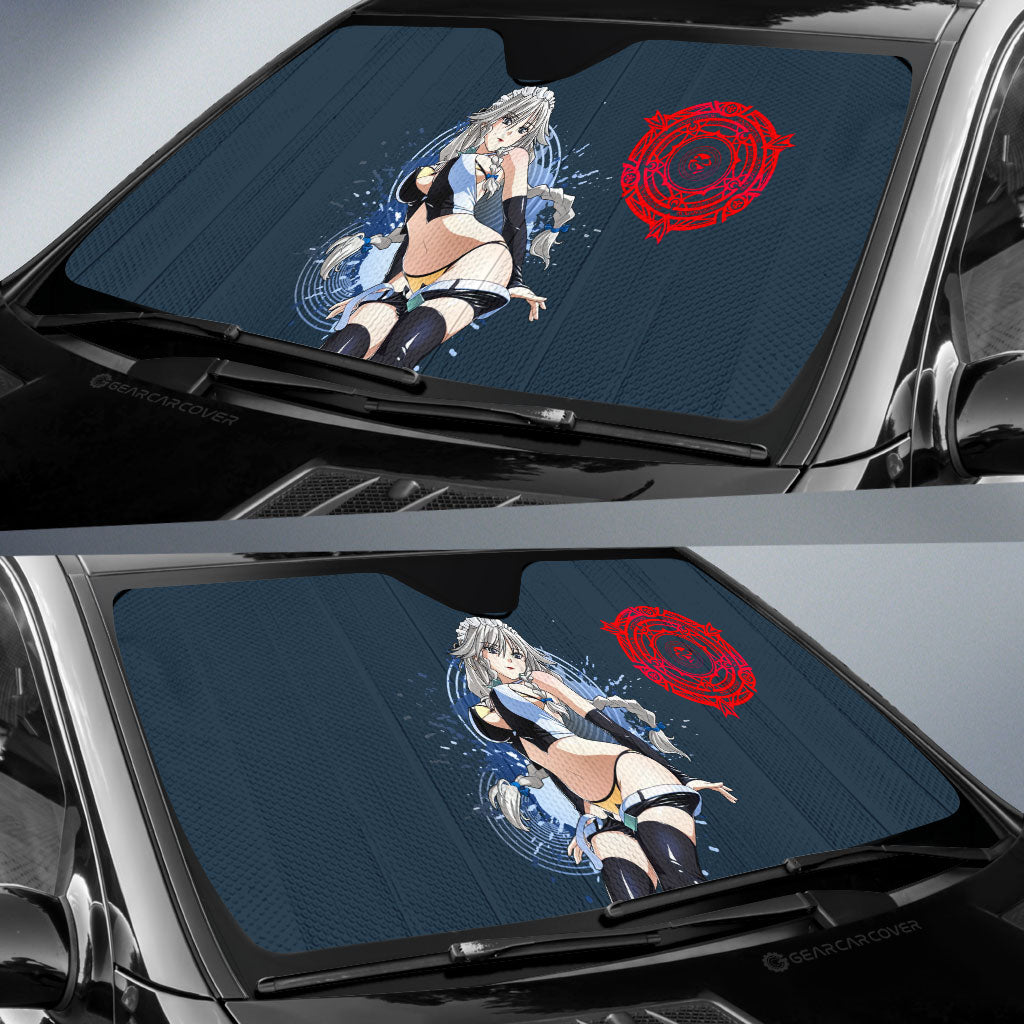 Waifu Girl Grayfia Lucifuge Car Sunshade Custom High School DxDs - Gearcarcover - 2