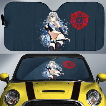 Waifu Girl Grayfia Lucifuge Car Sunshade Custom High School DxDs - Gearcarcover - 1