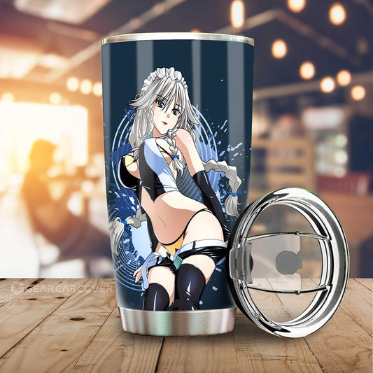Waifu Girl Grayfia Lucifuge Tumbler Cup Custom High School DxDs - Gearcarcover - 1
