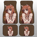 Waifu Girl Holo Car Floor Mats Custom Spice And Wolf Car Accessories - Gearcarcover - 2