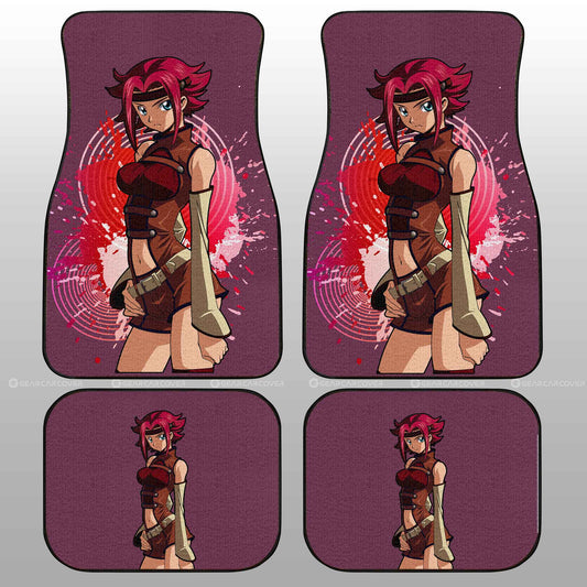 Waifu Girl Kallen Kozuki Car Floor Mats Custom Car Accessories - Gearcarcover - 2