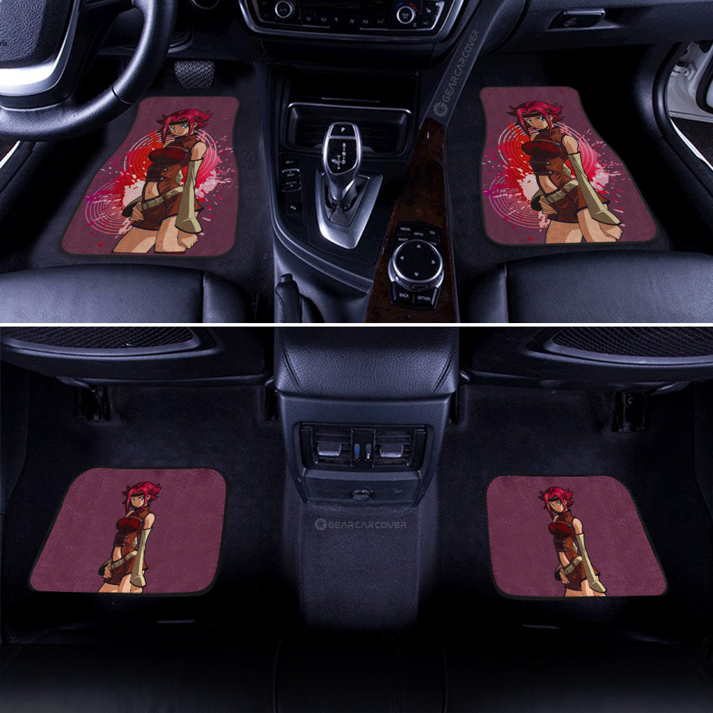 Waifu Girl Kallen Kozuki Car Floor Mats Custom Car Accessories - Gearcarcover - 3