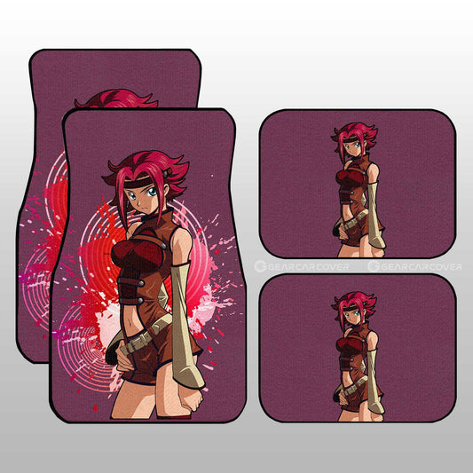 Waifu Girl Kallen Kozuki Car Floor Mats Custom Car Accessories - Gearcarcover - 1