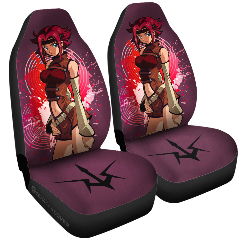 Waifu Girl Kallen Kozuki Car Seat Covers Custom Car Accessories - Gearcarcover - 3