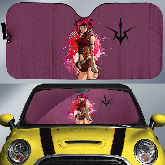 Waifu Girl Kallen Kozuki Car Sunshade Custom Car Accessories - Gearcarcover - 1