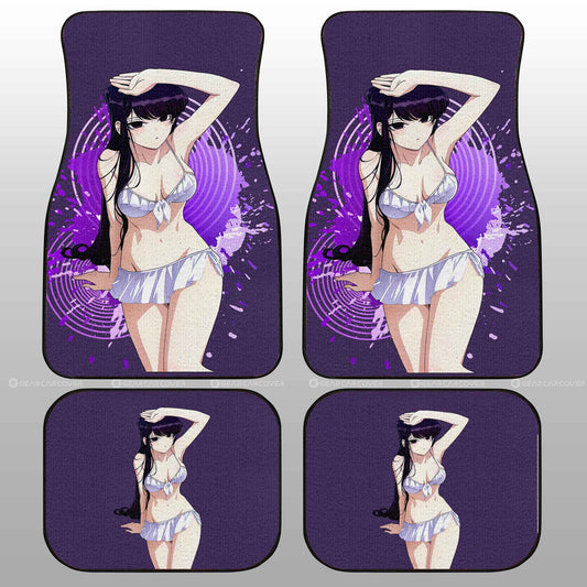 Waifu Girl Komi Shouko Car Floor Mats Custom Komi-san Wa Komyushou Desu Car Accessories - Gearcarcover - 2