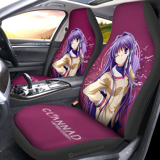 Waifu Girl Kyou Fujibayashi Car Seat Covers Custom Car Accessories - Gearcarcover - 2