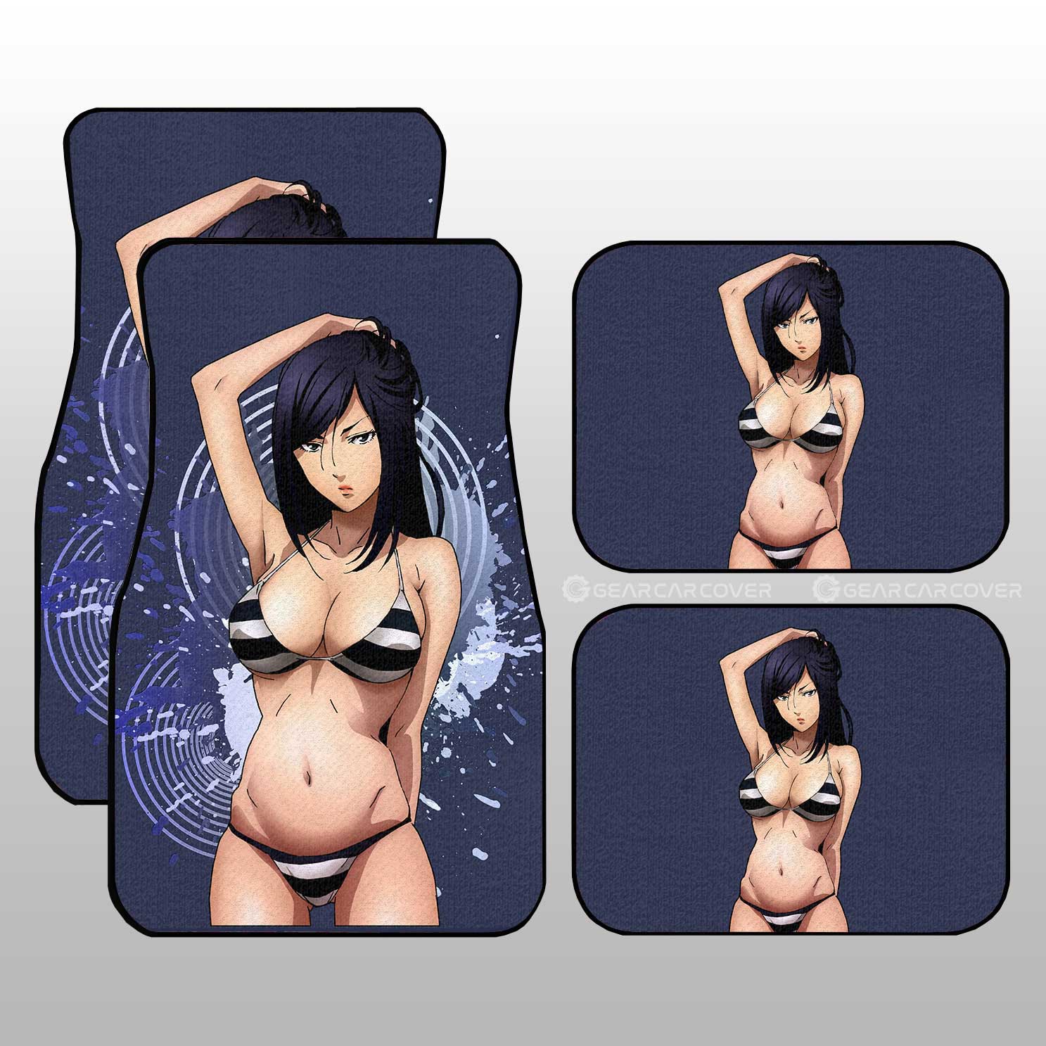 Waifu Girl Mari Kurihara Car Floor Mats Custom Prison School Car Accessories - Gearcarcover - 1