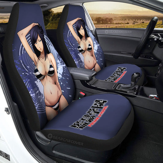 Waifu Girl Mari Kurihara Car Seat Covers Custom Prison School Car Accessories - Gearcarcover - 1
