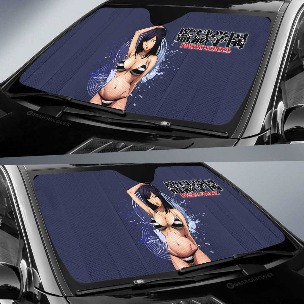 Waifu Girl Mari Kurihara Car Sunshade Custom Prison School Car Accessories - Gearcarcover - 2