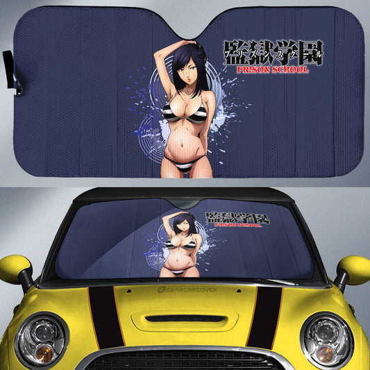 Waifu Girl Mari Kurihara Car Sunshade Custom Prison School Car Accessories - Gearcarcover - 1
