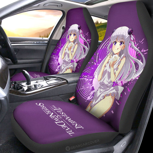 Waifu Girl Maria Naruse Car Seat Covers Custom The Testament of Sister New Devil Car Accessories - Gearcarcover - 2