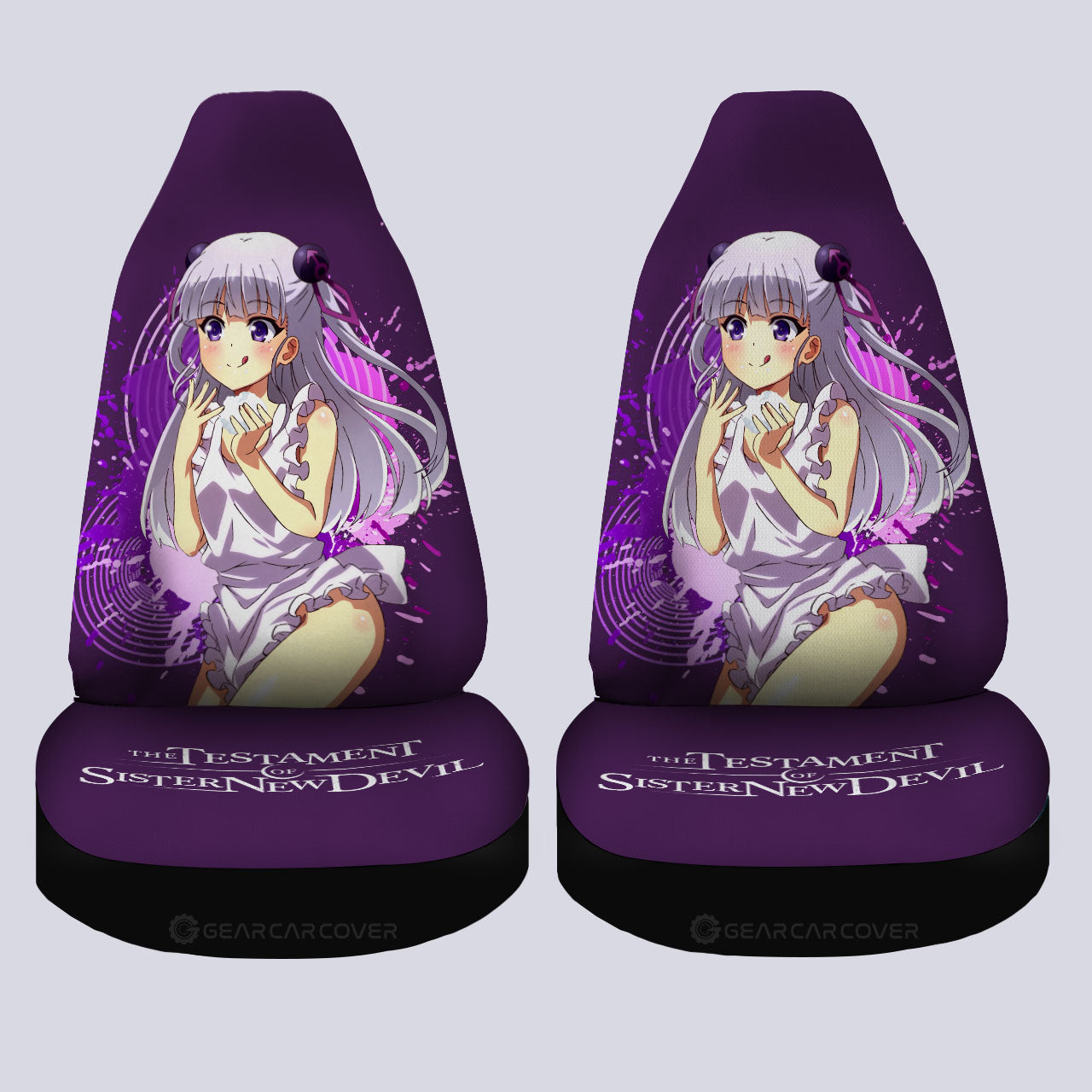 Waifu Girl Maria Naruse Car Seat Covers Custom The Testament of Sister New Devil Car Accessories - Gearcarcover - 4