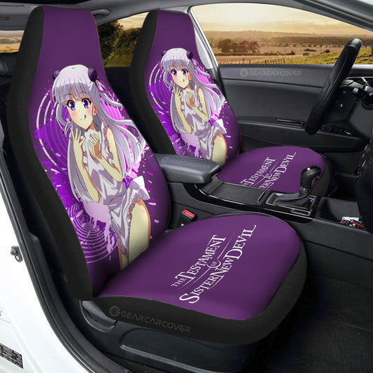 Waifu Girl Maria Naruse Car Seat Covers Custom The Testament of Sister New Devil Car Accessories - Gearcarcover - 1