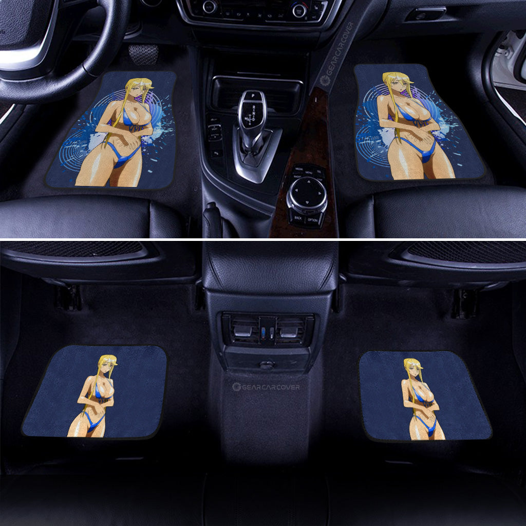 Waifu Girl Marikawa Shizuka Car Floor Mats Custom High School Of The Dead Car Accessories - Gearcarcover - 3