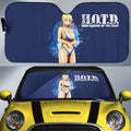 Waifu Girl Marikawa Shizuka Car Sunshade Custom High School Of The Dead Car Accessories - Gearcarcover - 1