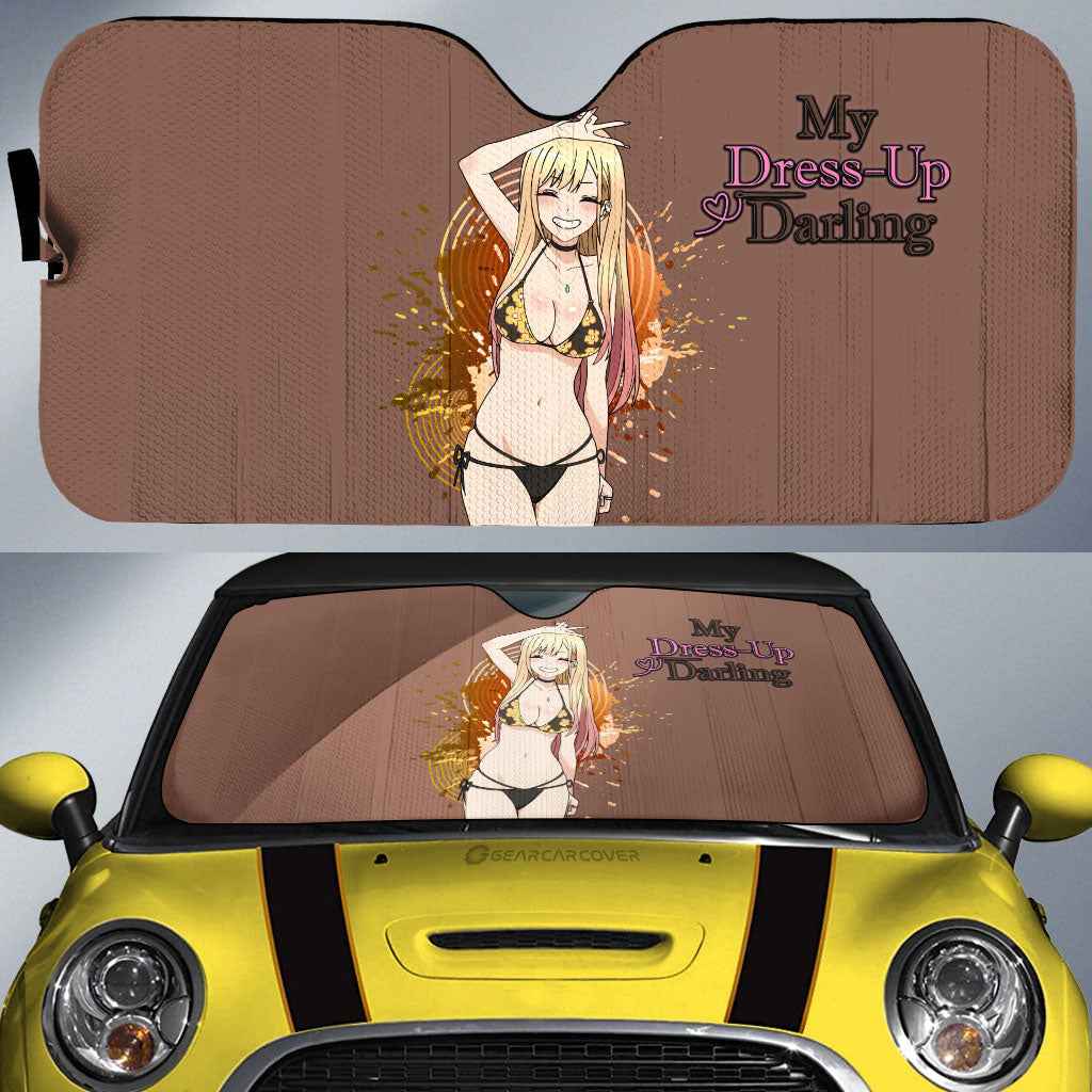 Waifu Girl Marin Kitagawa Car Sunshade Custom Sono Bisque Doll wa Koi wo Suru Car Accessories - Gearcarcover - 1
