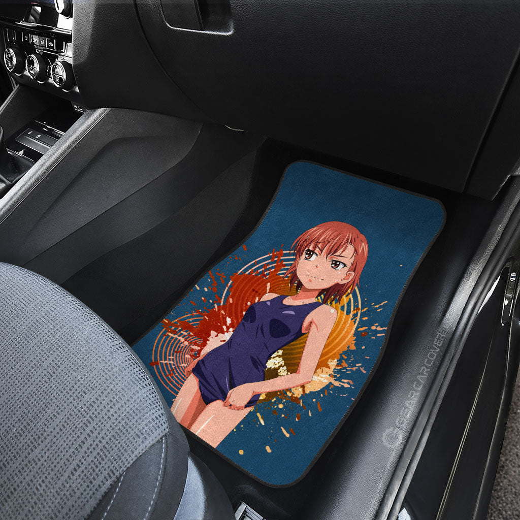 Waifu Girl Mikoto Misaka Car Floor Mats Custom A Certain Magical Index Car Accessories - Gearcarcover - 4